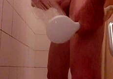 Taking a relaxing shower time 😊