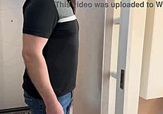 Stepson fucks stuck stepmom on couch