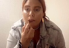 ginger paris masturbates with marshmallows and pisses