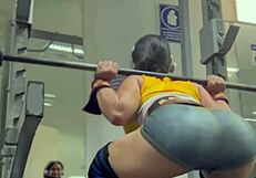 is my beautiful colombian outfit hot at the gym?