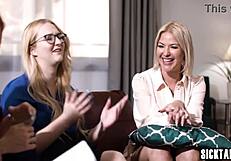 Group of Horny Lesbians Enjoy Muff Diving