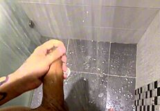 Amateur Colombian Masturbates on Hotel Balcony, Cums Twice in Bathroom