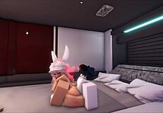 Breaking Pussy in Roblox Game