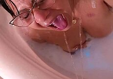 i invited my friend's mom to the jacuzzi for a relaxing chat