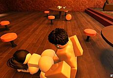 Fucking Slut In The Bar With Big Cock