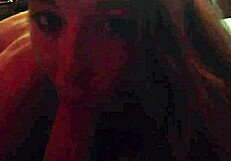 Blonde Girlfriend Teases with Cock Sucking