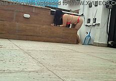 Wife cheats on husband with pool boy in homemade video