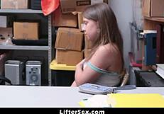 Officer Offers Thief Brooke Bliss Chance To Admit Crime Before Hard Fucking Confession