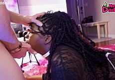 Black 28 ~ 20 Year Old Ebony Whore Inhales White Daddy