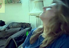 Relaxing Movie Night with Stepmom at Home