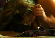 Julia Inhales Cock and Spreads Bare Shaven Pussy for Boyfriend