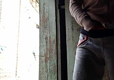 i caught my neighbor masturbating and gave her a hard strap-on fuck - lesbian fun