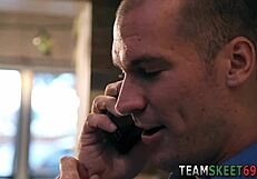 teen gets braces cummed in hardcore action