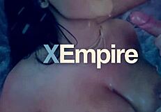 Natural tittied latina gets hardcore pussy pounded by monster cock