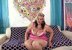 Oh, Curvy Bbw Buxom Bella Seeks Pleasure Using Her Magic Wand!