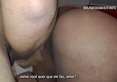 i watched my eight-month pregnant wife take cum in her pussy and the cuckold cleaned it up