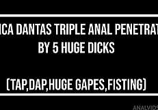 Bianca dantas fisted by lezdom then triple anal fucked by 5 huge cocks tap dap 5on1 gangbang huge gapes atm monster