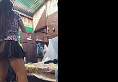 Stepmother seduces stepson wildly