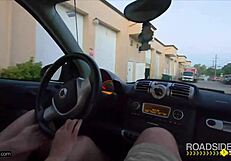 Roadside - Babe With Huge Tits Gets Fucked By The Mechanic