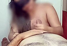 Hey, check out bruna silva hotwife asking to see the mature milf jerking off the cuckold husband.