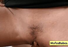 Slutty office milf sucking fat massive cock pov, then gets fucked on desk!