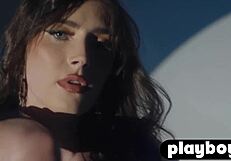 Look at this big ass brunette teen stripping!