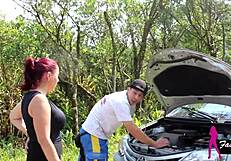 I love fucking with a big cock on the road