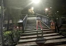 Mexican Woman Flashes Thong In Public Outdoor Setting