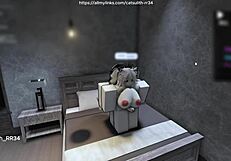 quietly fucking a fan on the bed 😏