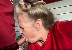 Watch This Hot Mature MILF Suck Her Best Friend's Big Cock Deep!