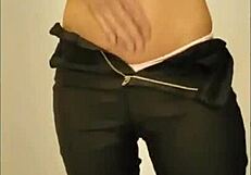 Walk on the beach leads to insertion with brunette big ass busty big cock man in underwear