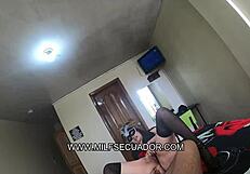 Stepmom teaches stepson to masturbate