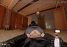 Vr conk brunette chani in uniform rides atreides huge cock in dune cosplay parody pt 3.