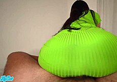 She showed me her dress then fucked me cowgirl