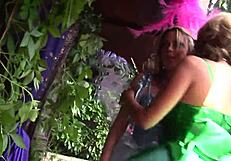 European cosplay orgy unfolds outdoors in a sexy afternoon with rough group sex and orgasms