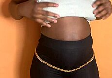 african ebony takes back shots from big cock