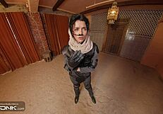 Vr conk brunette chani in uniform rides atreides huge cock in dune cosplay parody pt 3.