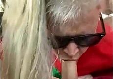 Watch This Hot Mature MILF Suck Her Best Friend's Big Cock Deep!