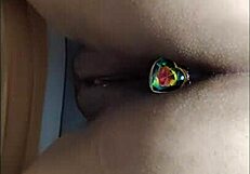 Playing With My Toy For The First Time Anal.