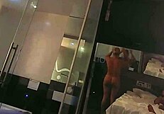 hidden cam in the room captures big ass brazilian girl