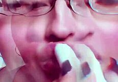 Nude Chick With Glasses Goddess Lipstick Slave Fetish