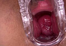 sara luvv usin a speculum