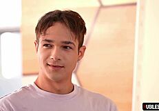 Little Sis Tiana Shares Passionate Blowjob With Stepbro