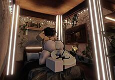 why are you fucking that roblox slut so rough in the condo?