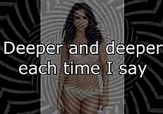 Undergoing hypnosis with mistress lisa in a submission session.