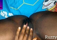 Touching her unwashed creamy early morning pussy ruzzyde!