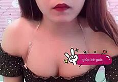 red panty under skirt