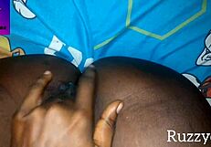 Touching her unwashed creamy early morning pussy ruzzyde!