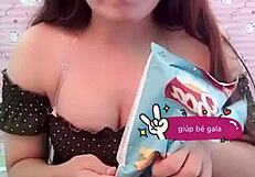 red panty under skirt