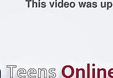 18 year old gets a creampie for christmas